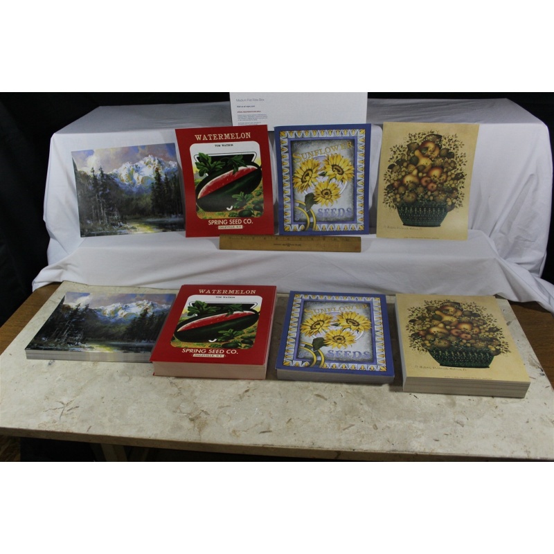 Lot of 600 ART Prints 8" x 10" Lot #7296