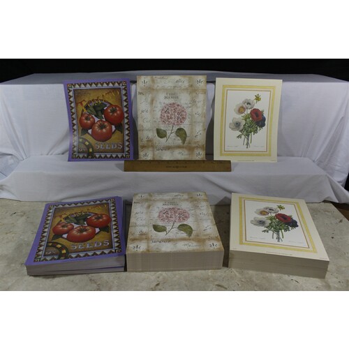 Lot of 600 ART Prints 8" x 10" Lot #7297