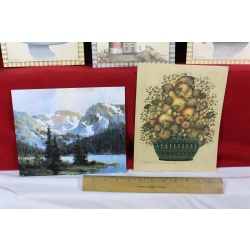 Lot of 600 ART Prints 8" x 10" Lot #7323