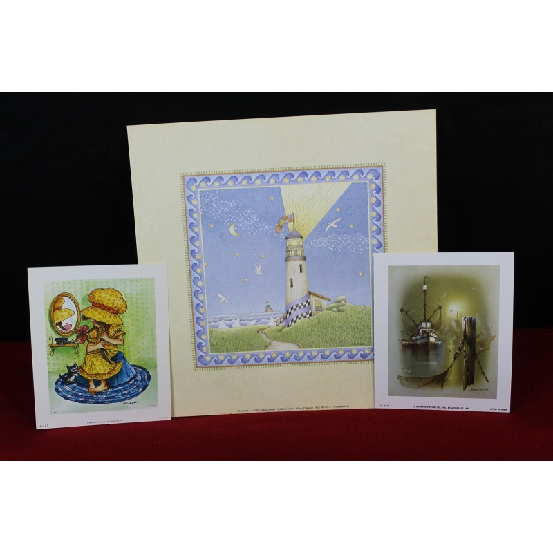 Lot of 2000 ART Prints Various Sizes Lot #7328