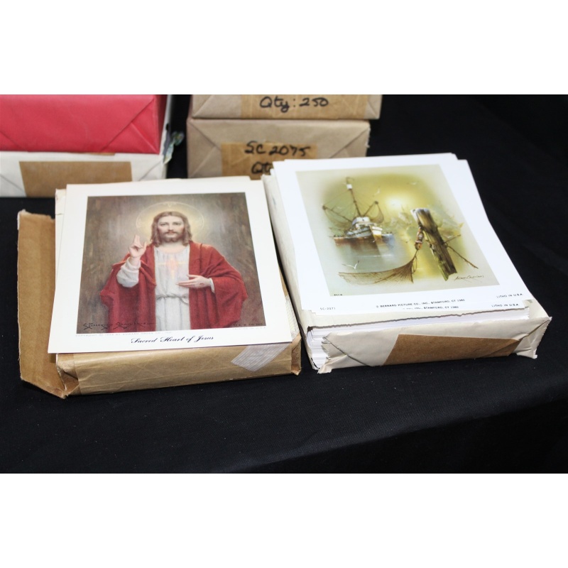 Lot of 2000 ART Prints Various Sizes Lot #7328