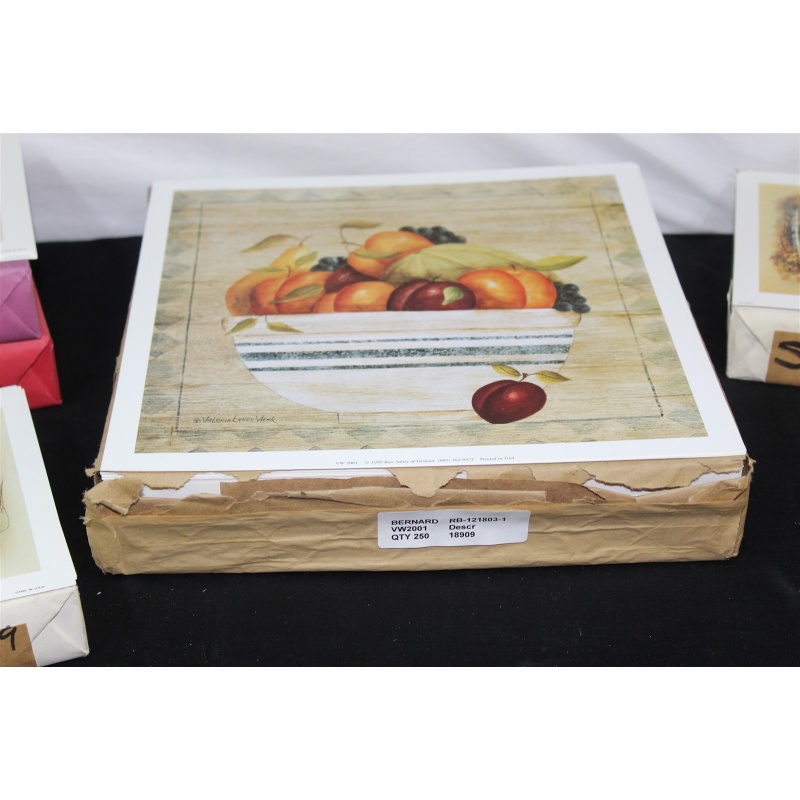 Lot of 2000 ART Prints Various Sizes Lot #7332