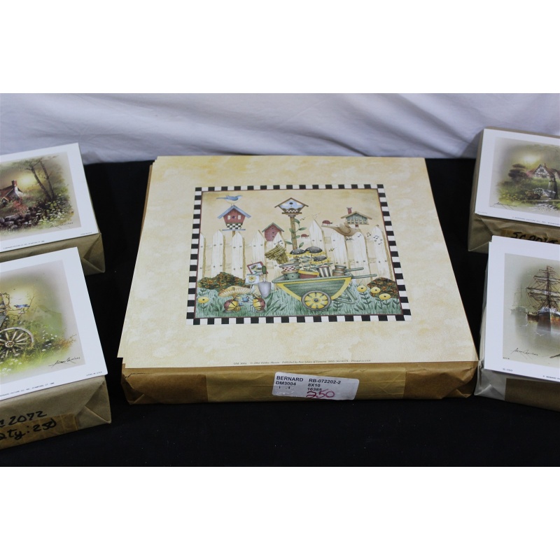 Lot of 2000 ART Prints Various Sizes Lot #7333