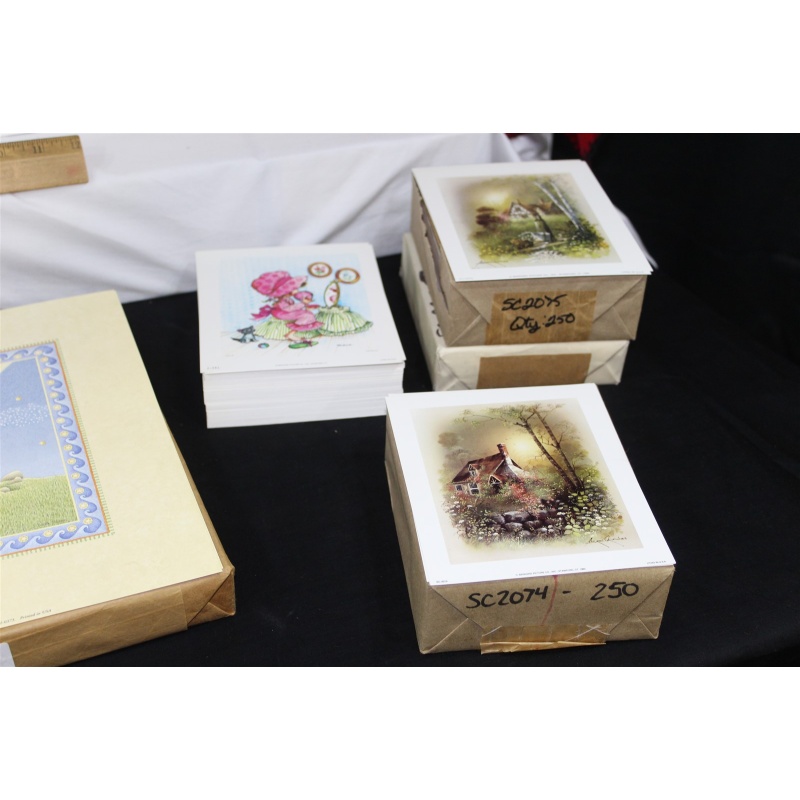 Lot of 2000 ART Prints Various Sizes Lot #7335