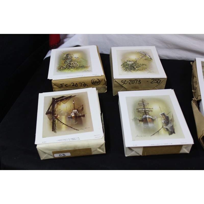 Lot of 2000 ART Prints Various Sizes Lot #7336