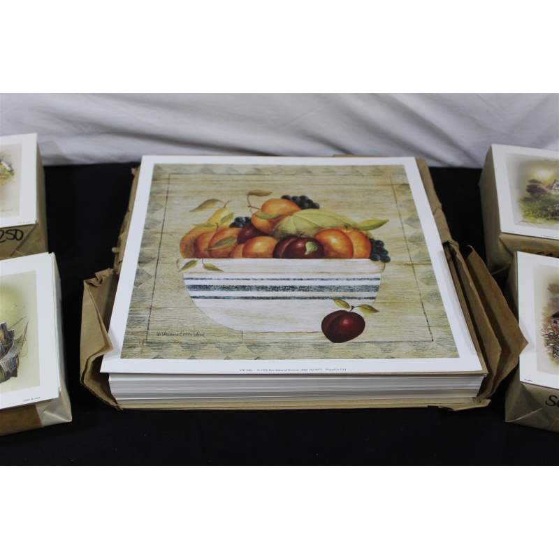 Lot of 2000 ART Prints Various Sizes Lot #7336