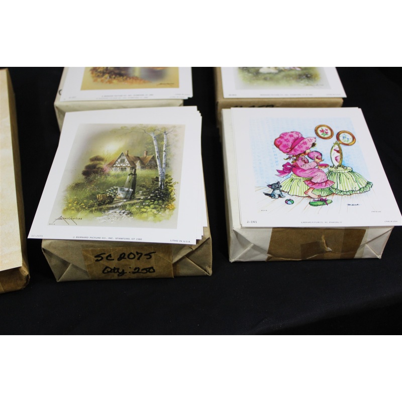 Lot of 2000 ART Prints Various Sizes Lot #7338