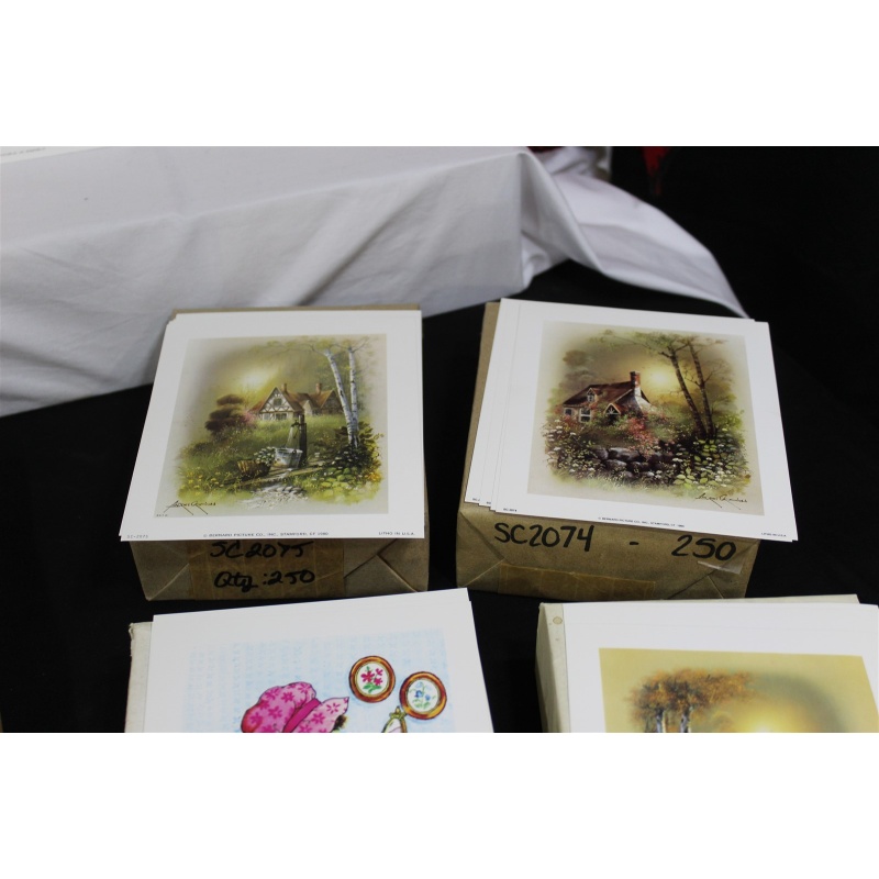 Lot of 2000 ART Prints Various Sizes Lot #7339