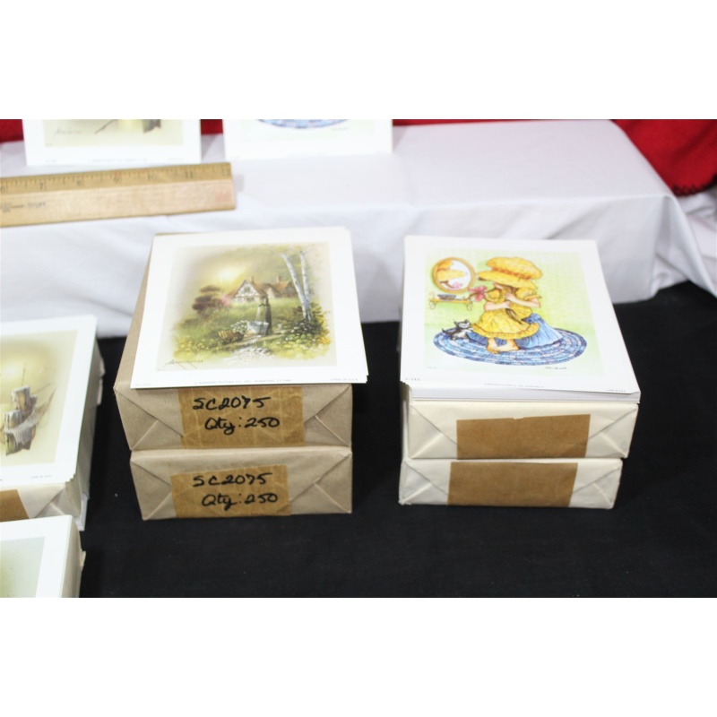 Lot of 2000 ART Prints Various Sizes Lot #7346