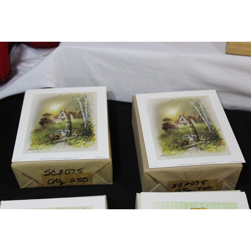 Lot of 2000 ART Prints Various Sizes Lot #7356