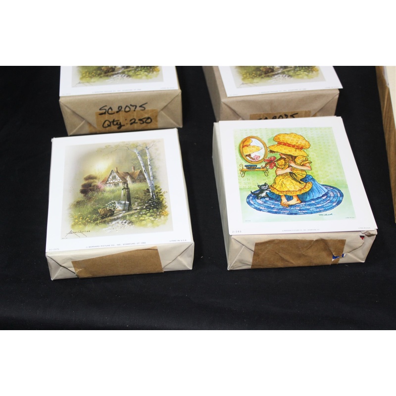 Lot of 2000 ART Prints Various Sizes Lot #7356