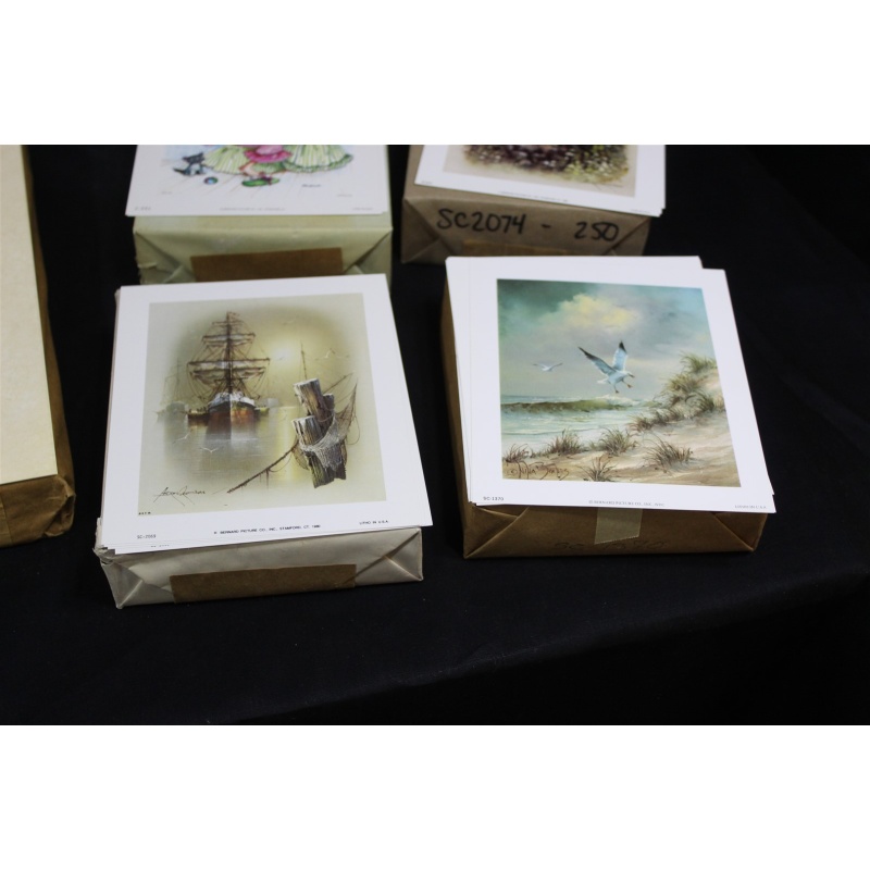 Lot of 2000 ART Prints Various Sizes Lot #7357