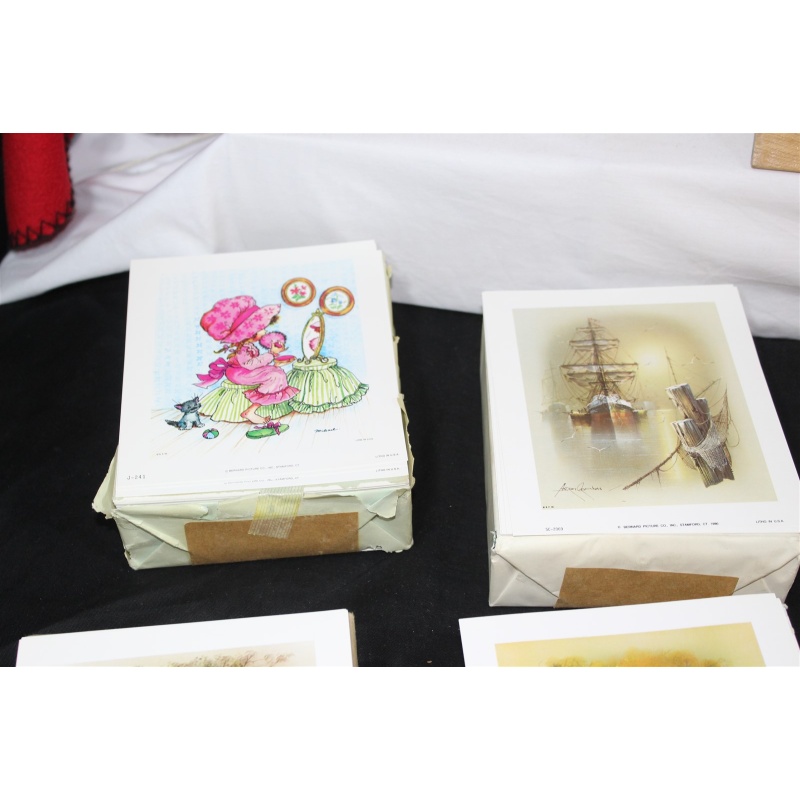 Lot of 2000 ART Prints Various Sizes Lot #7358