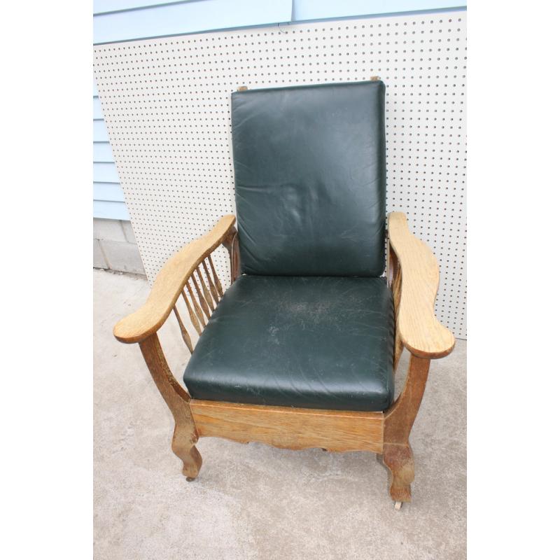 Very Nice Vintage Morris Style Reclining Antique Arm Chair