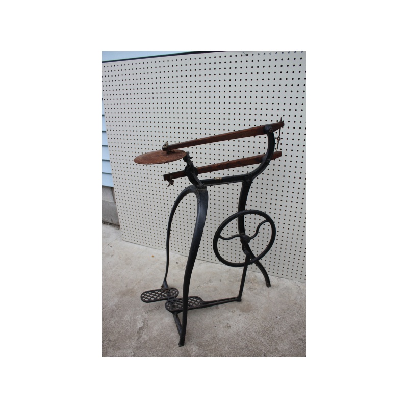 Antique New Rogers Treadle Cricket Scroll Saw Vintage Jig Scroll Fret Saw.