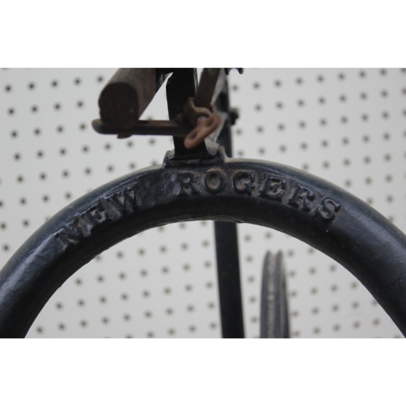 Antique New Rogers Treadle Cricket Scroll Saw Vintage Jig Scroll Fret Saw.