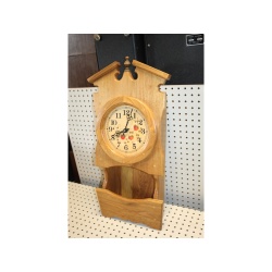 Very Nice Hand Crafted Country Clock by Schenectady, NY Local 1992