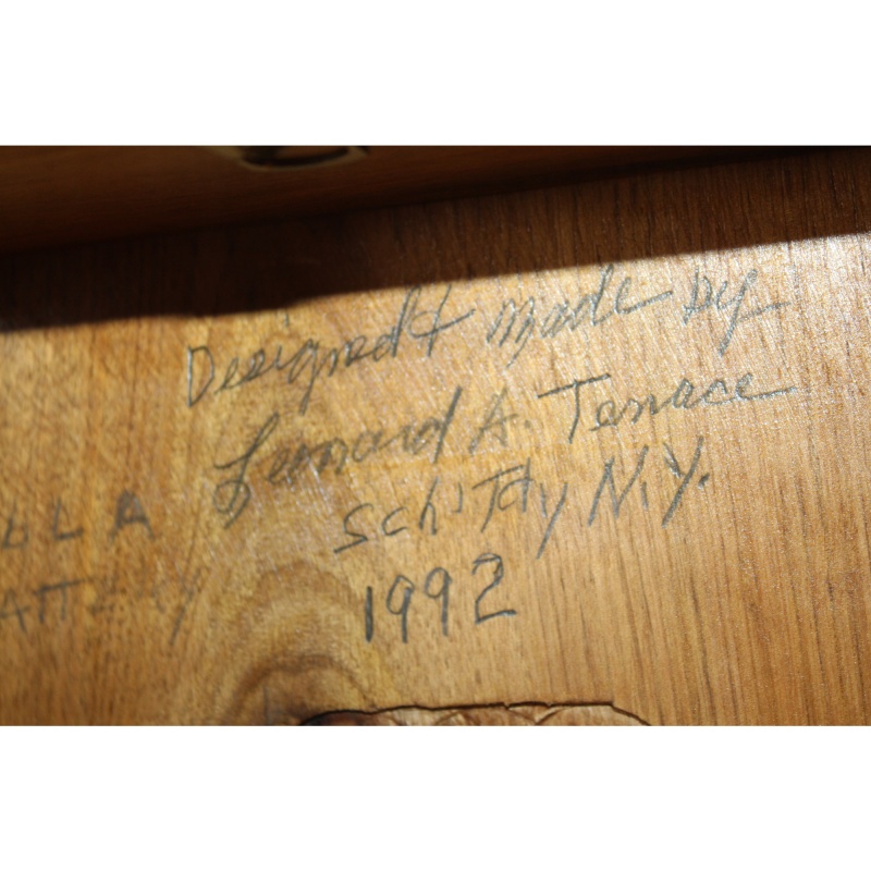 Very Nice Hand Crafted Country Clock by Schenectady, NY Local 1992