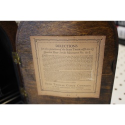 Seth Thomas 8 Day Quarter Hour Strike Movement Clock Vintage 89-L