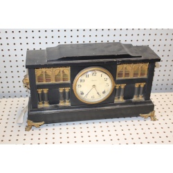 Antique INGRAHAM Palace Mantel Clock RARE