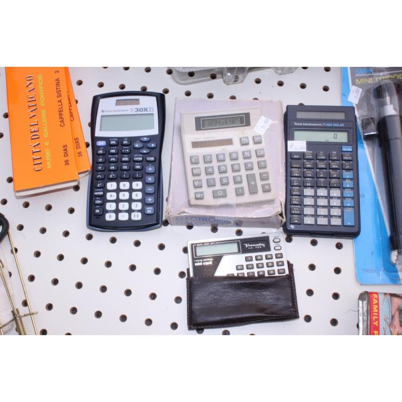 4 Calculators Texas Instrument TI-30X IIs & TI-36X Solar Inc