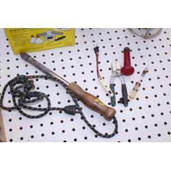 Misc Lot - Vintage Soldering Iron Plus Other Tools