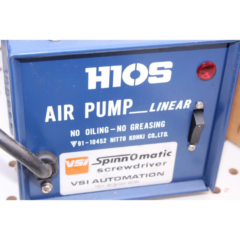 HIOS air pump Linear VSI spinnomatic Screwdriver - VSI Automation