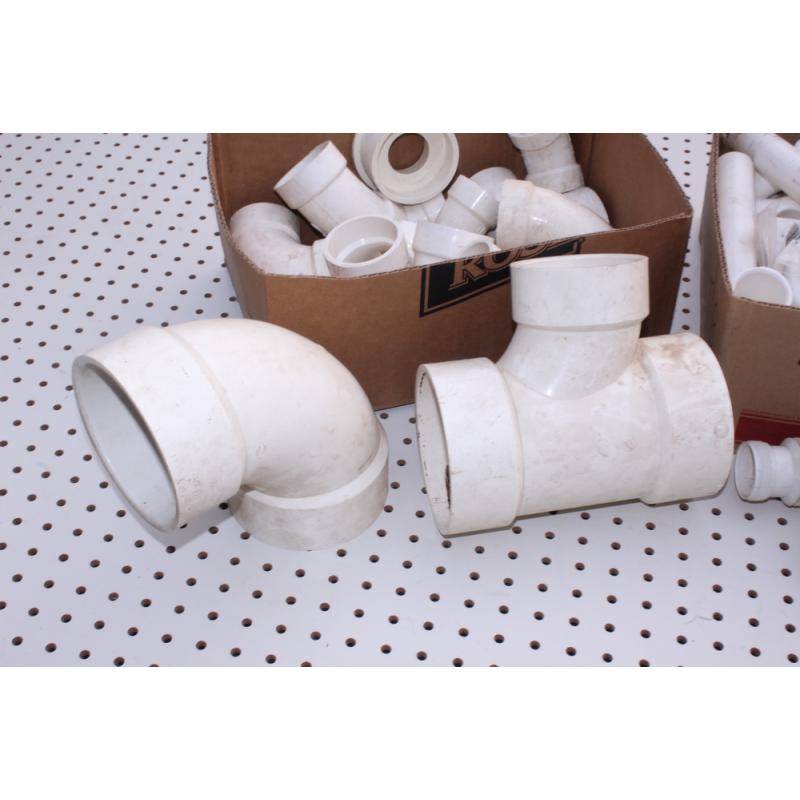 Lot of PVC Fittings - Various Sizes