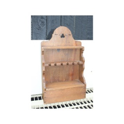 Wooden knickknack display rack