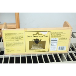 2 Wooden knickknack display rack