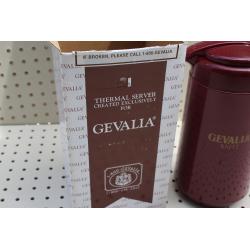 GEVALIA Kaffe Coffee Thermal Thermos Server Pitcher 1 Quart Burgundy Z20 Vintage