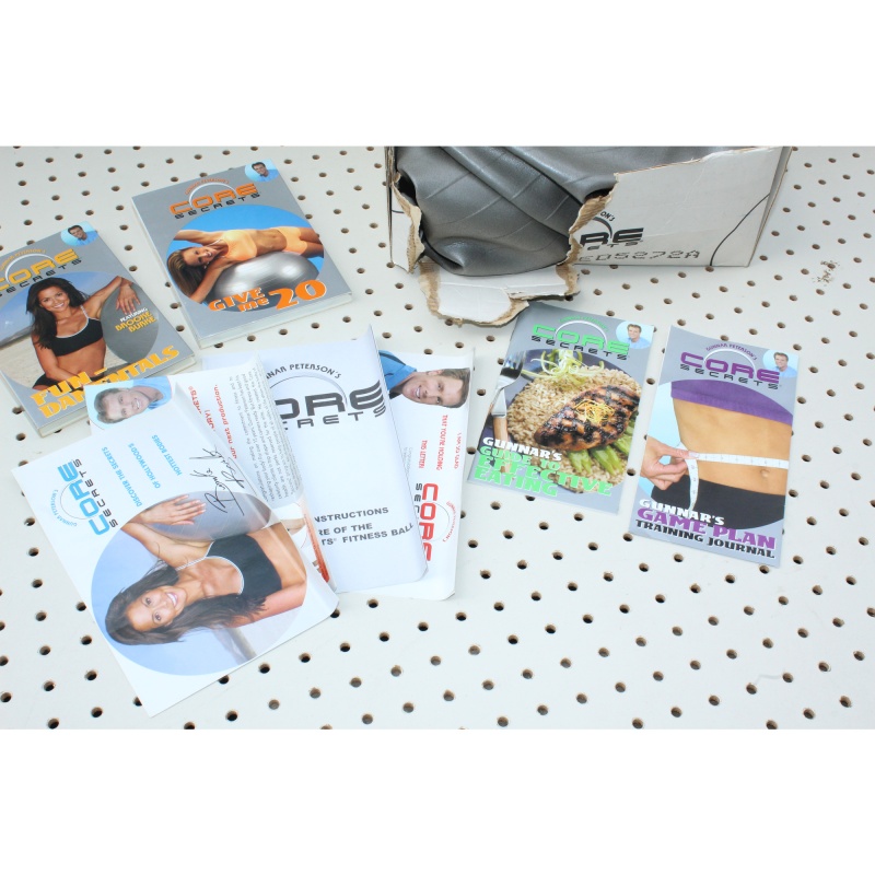 Gunnar Petersons Core Secrets Workout Complete Box Set Ball Pump Video