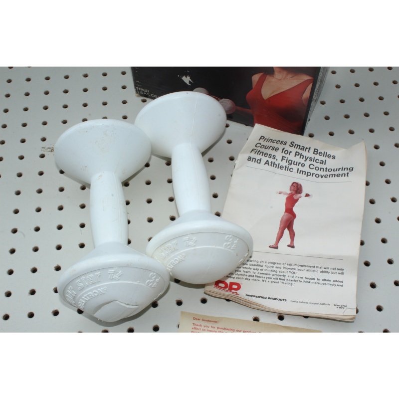 Princess DP Smart Belles Womens Barbells VINTAGE 1.5 kg / 3.3 lbs NEW w/ BOX