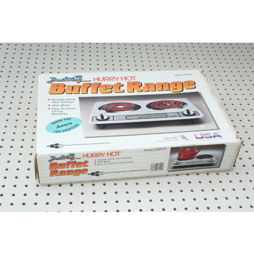 Broil King Electric 2 Burner Table Buffet Range Hot Plate BR7H 1650 Watt NIB EX+