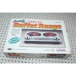 Broil King Electric 2 Burner Table Buffet Range Hot Plate BR7H 1650 Watt NIB EX+