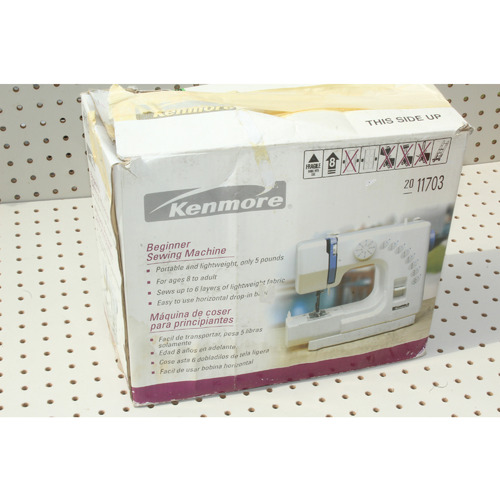 Kenmore 11703 Beginner Small Sewing Machine Portable White