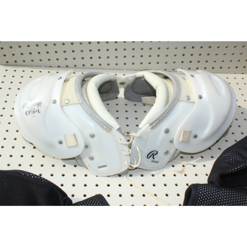 Youth Football Shoulder Pads CP16-L & CCM SP 50 MD Hockey Shoulder Pads