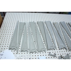 ClosetMaid ShelfTrack Nickel 16", 12", & 4 ½" Shelf Brackets