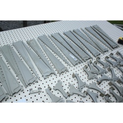 ClosetMaid ShelfTrack Nickel 16", 12", & 4 ½" Shelf Brackets