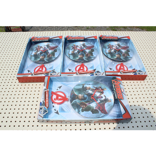 4 Pendulum Clocks Marvel Avengers: Age of Ultron 3-D Wall Clock w/ "A" Pendulum