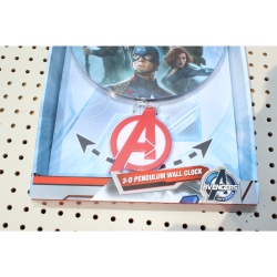 4 Pendulum Clocks Marvel Avengers: Age of Ultron 3-D Wall Clock w/ "A" Pendulum