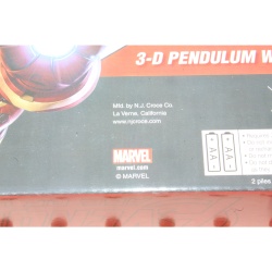 4 Pendulum Clocks Marvel Avengers: Age of Ultron 3-D Wall Clock w/ "A" Pendulum