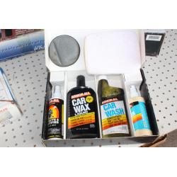  Vintage Armor All Car Care Kit 1991 Featuring 1987 Ford Mustang 5.0 on Box