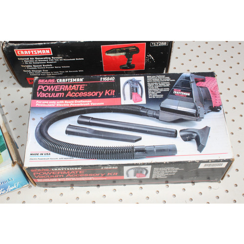 Vintage Sears Craftsman Powermate Hand Vacuum Accessory kit