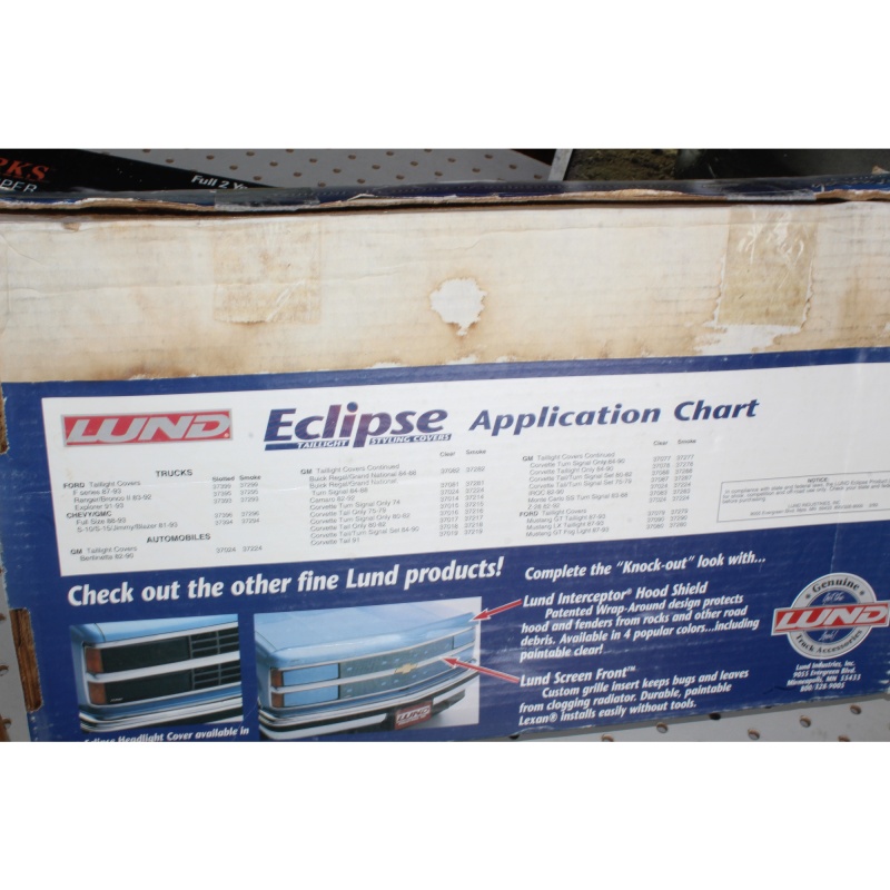  Lund Eclipse Smoked Taillight Styling Covers 37233 TC FRD EXPLR 95 SMOKE