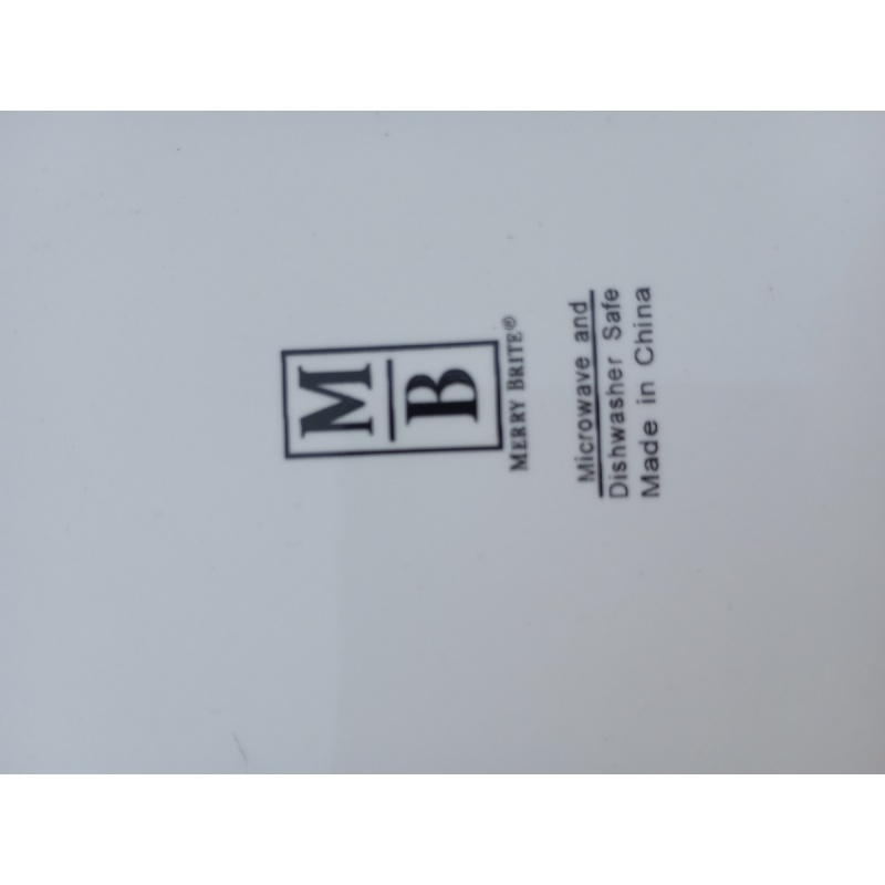 MERRY BRITE CHRISTMAS SNOWMAN PLATES SET OF 8 AND BOWLS SET OF 7