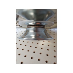 Vtg 50’s LARGE Hellerware Chromium Chrome 4 Tray Lazy Susan Veggie Relish Server