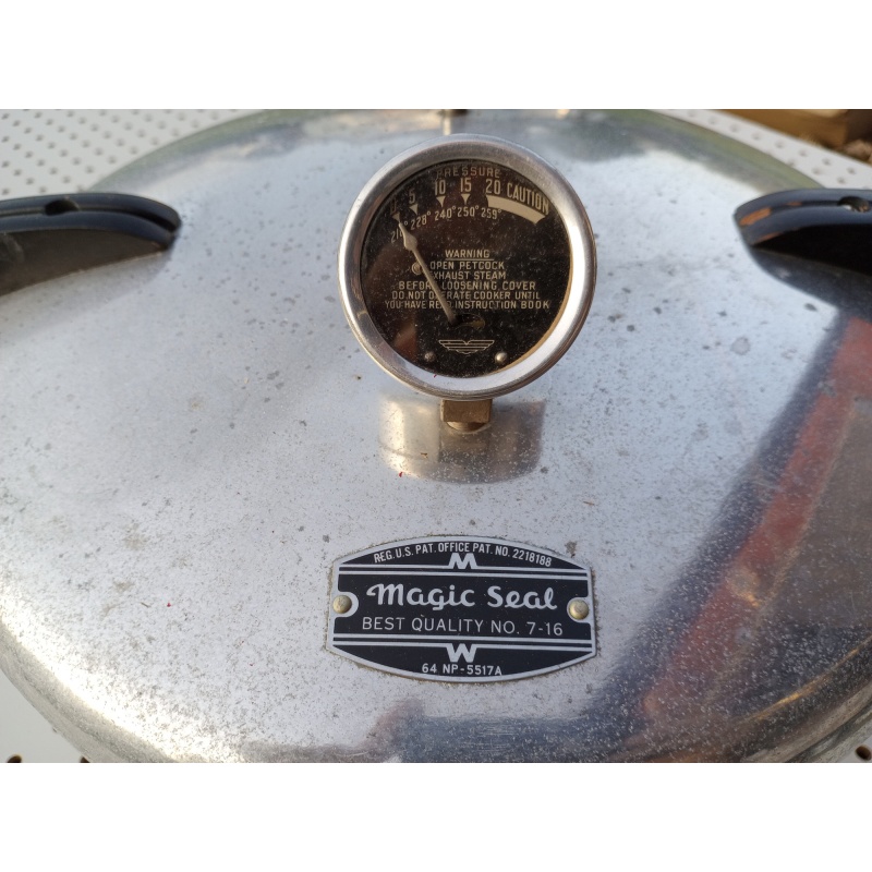 Magic Seal Best Quality 7-16 7AV-16 Pressure Cooker Canner Canning Aluminum