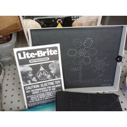 VINTAGE LITE BRIGHT WITH UNUSED PAGES AND PEGS