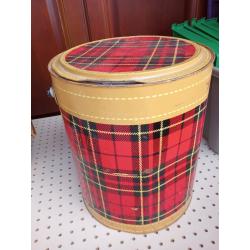 The Skotch Kooler Red Tan Plaid 4 Gallon by Hamilton Scotch *blemishes*